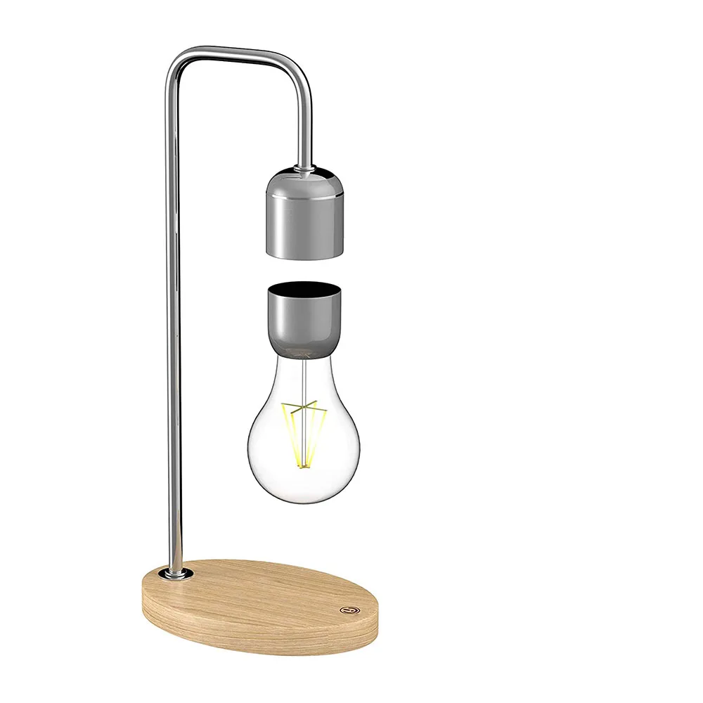 
New listing levitate floating electromagnetic led desk table wireless charger Levitation magnetic levitating light bulb 