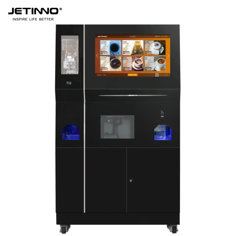JL560 Self Service Coffee Machine  Smart Automatic Ice Coffee Ice Tea Juice Vending Machine Coin Coffee Vending Machine