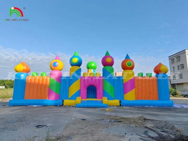 Fun Entertainment Large Outdoor Commercial Amusement Inflatable Park
