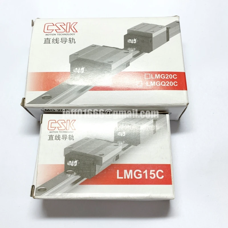 CNC Machine used LMG series CSK Linear Guideway Block LMG20C LMG20LC