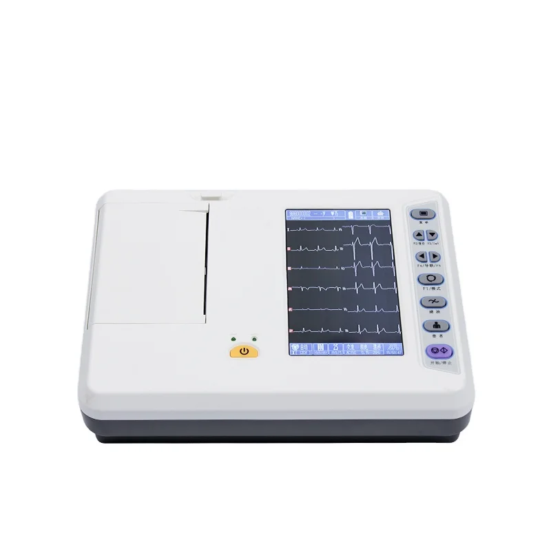 Wh-14 Portable Ecg Machine With Analyzer 6 Channel  Pathological Analysis Equipments Holter Ecg 12 Leads Electrocardiograph