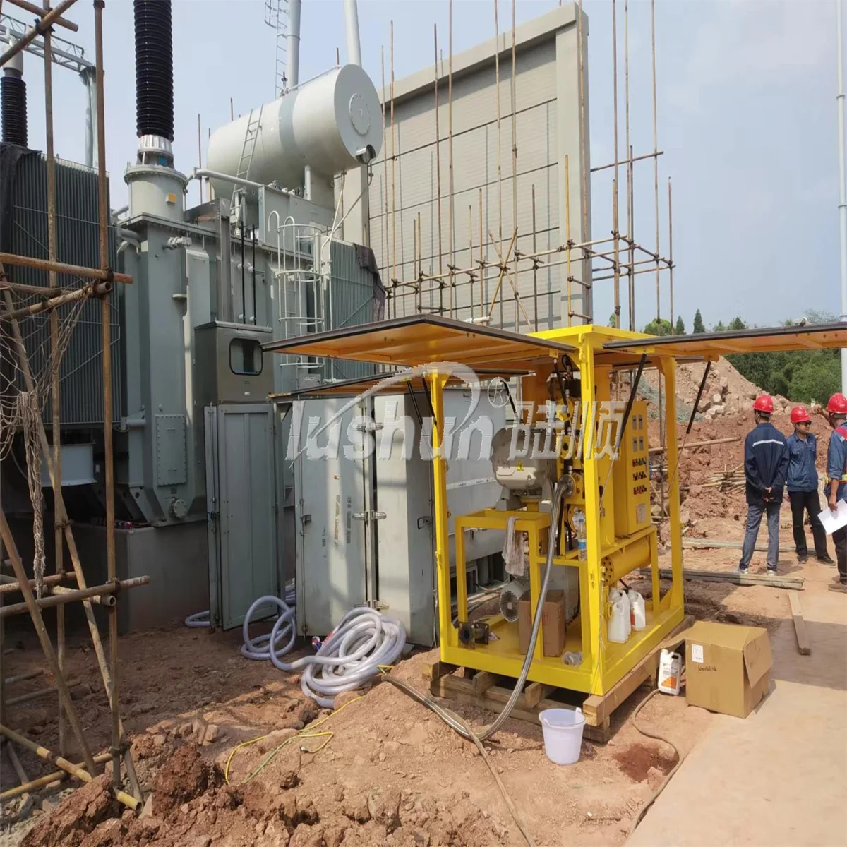 Automatically Start Oil Purifier Machine Vacuum Pump Unit Vacuum Pumping System