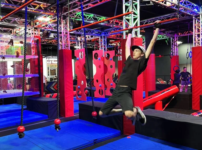 Portable diy adventure park american  ninja warrior playground challenge course outdoor equipment