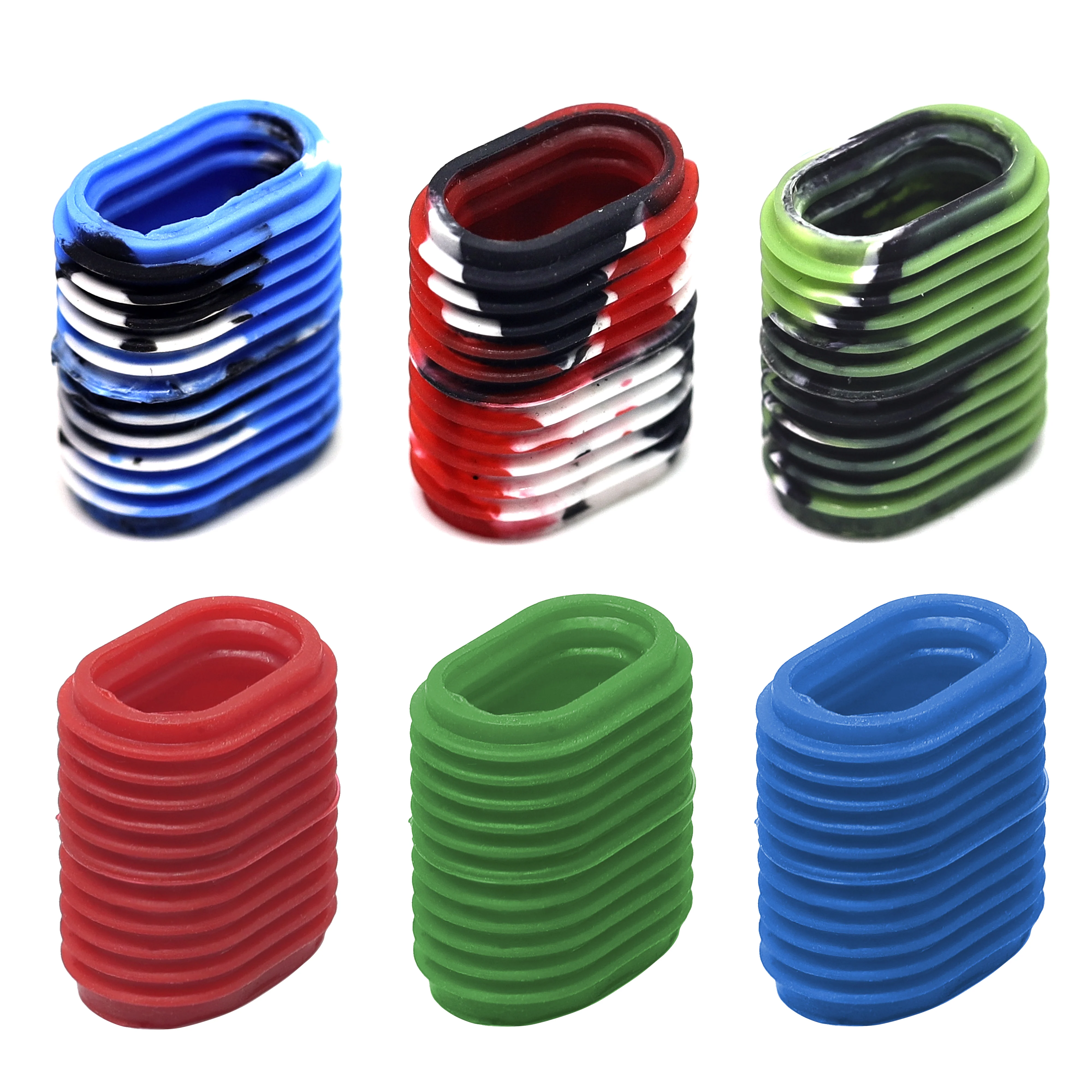 
SAMSFX Camo Fishing Reel Grips Handle Sleeves for Baitcaster Knob Bait casting Reel Butt Grip Cover 3 Pairs (6 Pieces) 