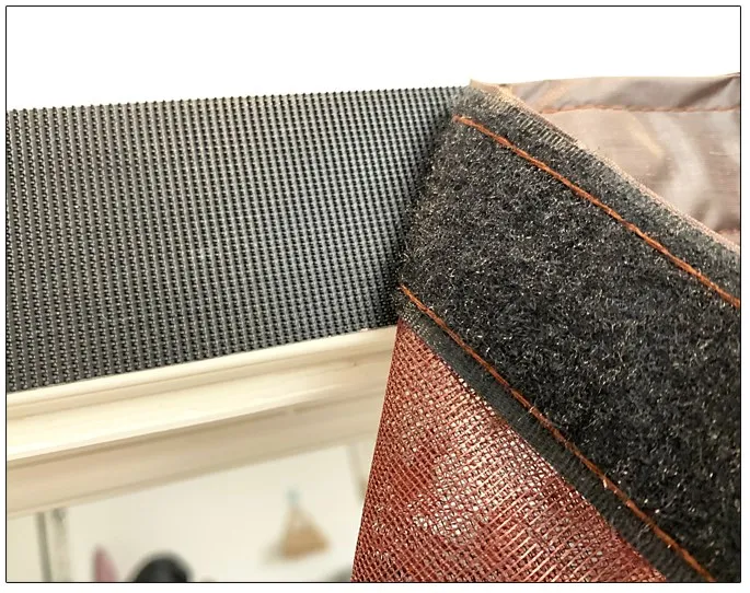 Wholesale Magnetic Flyscreen Magnetic Door Curtain Hand Free DIY Magnetic Net