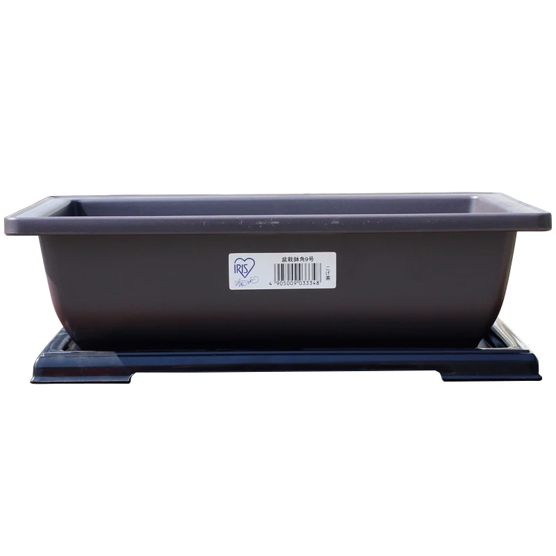 bonsai landscape pot resin flowerpot without holder IRIS rectangular flowerpot succulent planting