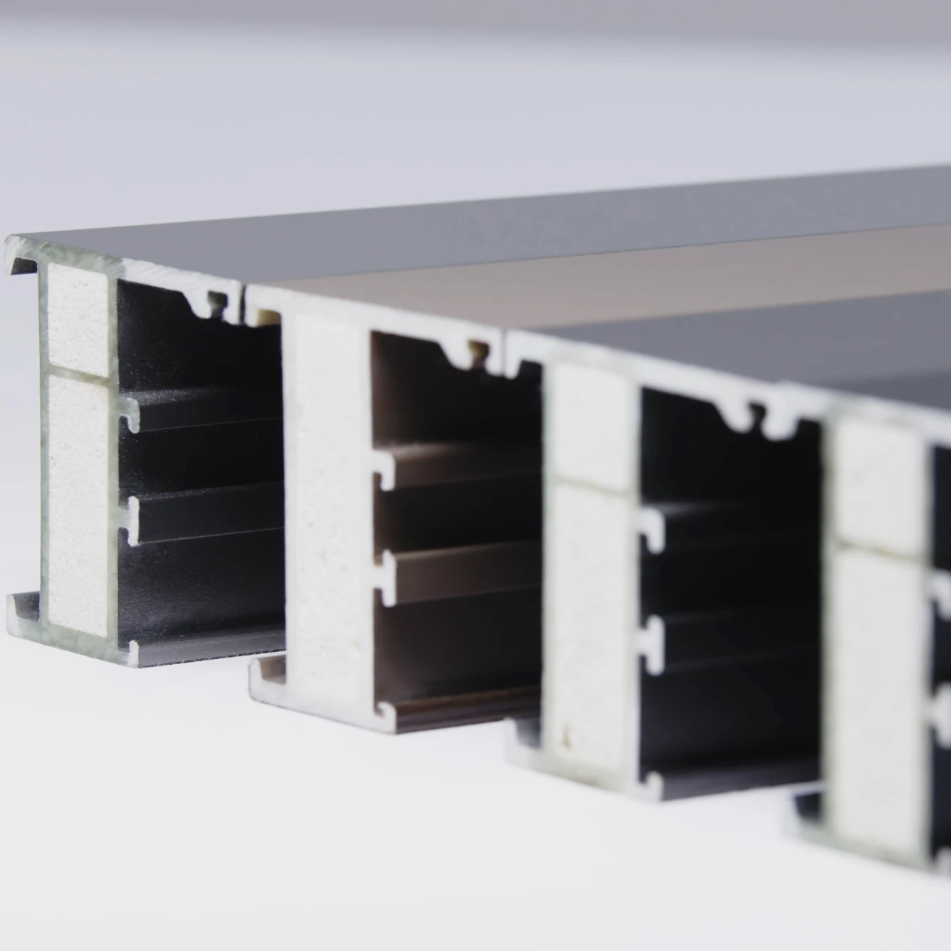 OEM Pultrusion profiles thermal insulated PU fiberglass composite profile for windows doors