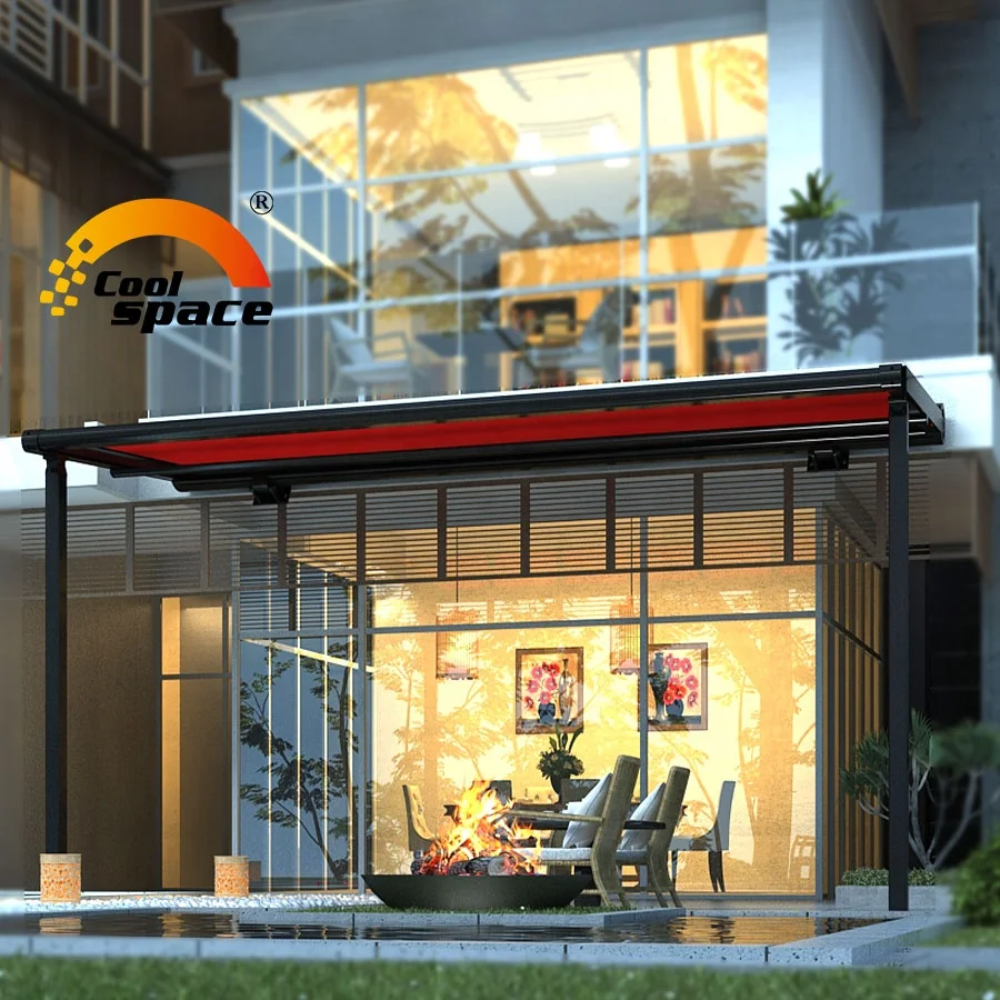 Hot selling outdoor motorized awning pergola aluminium free standing pergola aluminium arches