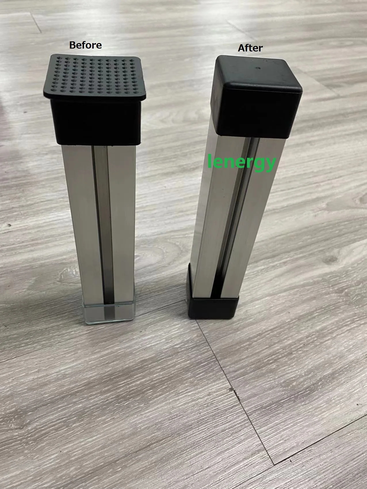 Popular Solar panel mount rail end covering  pv roof rail end cap- solar system standard rail end protect