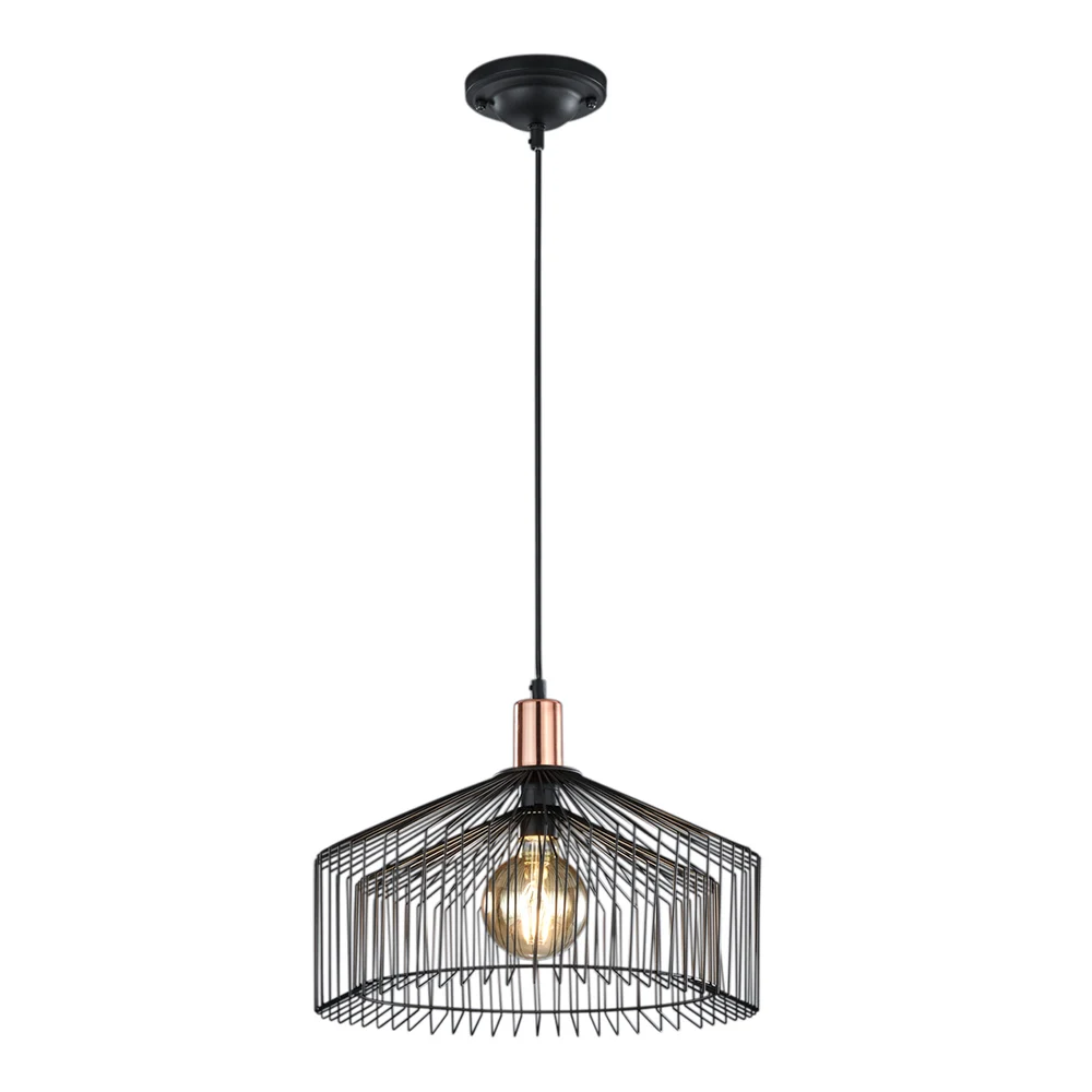 
EEA Hanging Black Kitchen Dinning Metal Modern Nordic Pendant Light 