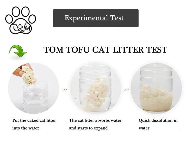 Flushable cat toilet sand green tea  dust-free tofu cat litter sand 18L