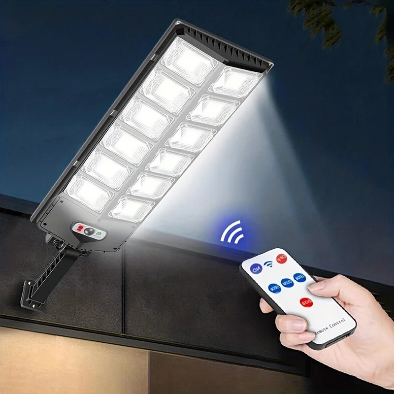 High Quality 120/168 Integrated Waterproof Motion Sensor Long Distance Led Outdoor Solar Street Light