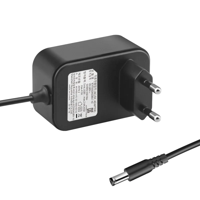 KC CE Certified Wall Mount 24W 1A 2A 3A 4A 5A 12V Dc Power Adapter