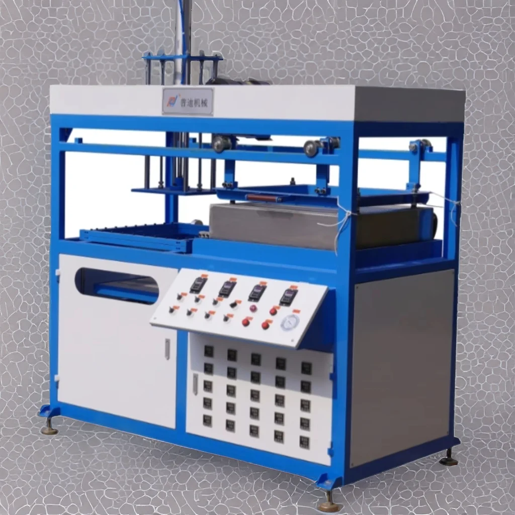 Durable Semi-Automatic Vacuum Forming Machine for Egg Trays Manufactured with PS ABS EPS PVC PET PP PE Bearing Gear Pump