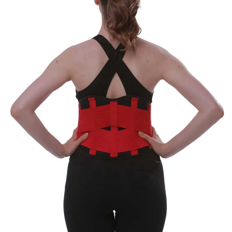2021 new Multiple Color Neoprene Back Waist Support Belt for women