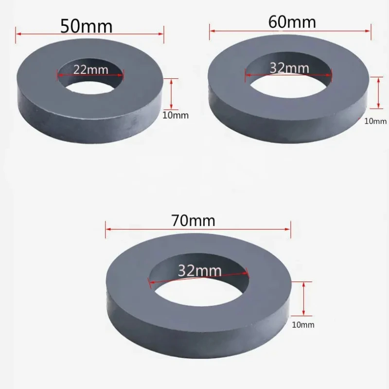 Ferrite Magnetic Manufacturer Custom Y30 Y35 Ceramic Ferrite Magnet Bar Ring Block Disc Permanent Subwoofer Motor Speaker Magnet