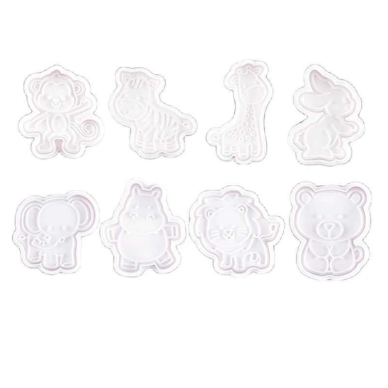 Hot Selling Cartoon Shape Biscuit Mold 3d Pressure Cookie Mold For Children