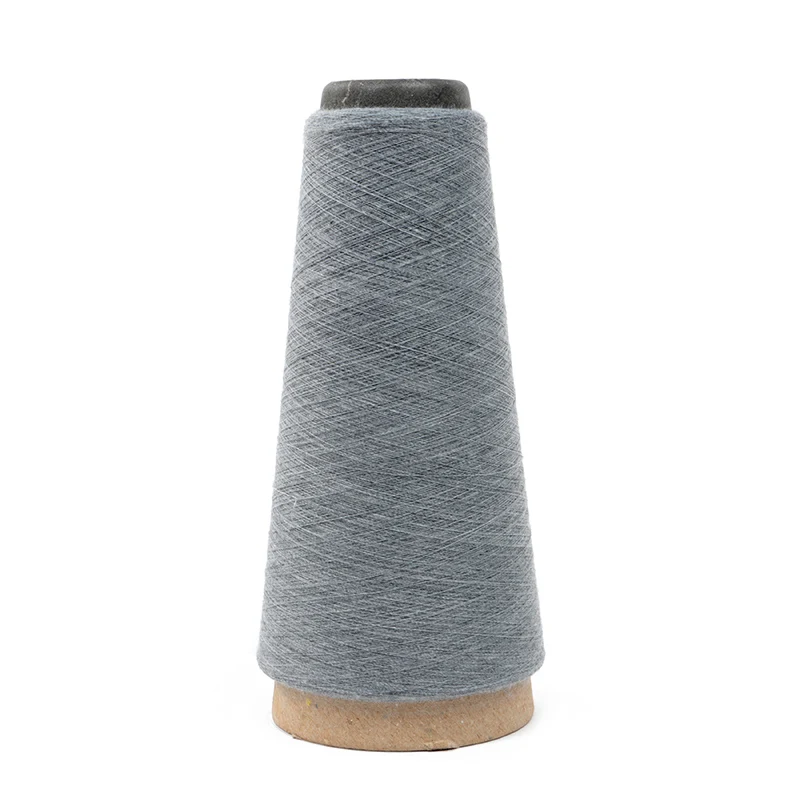 
hot sale 100% polyester yarn melange yarn for 28 gauge high speed knitting machine 