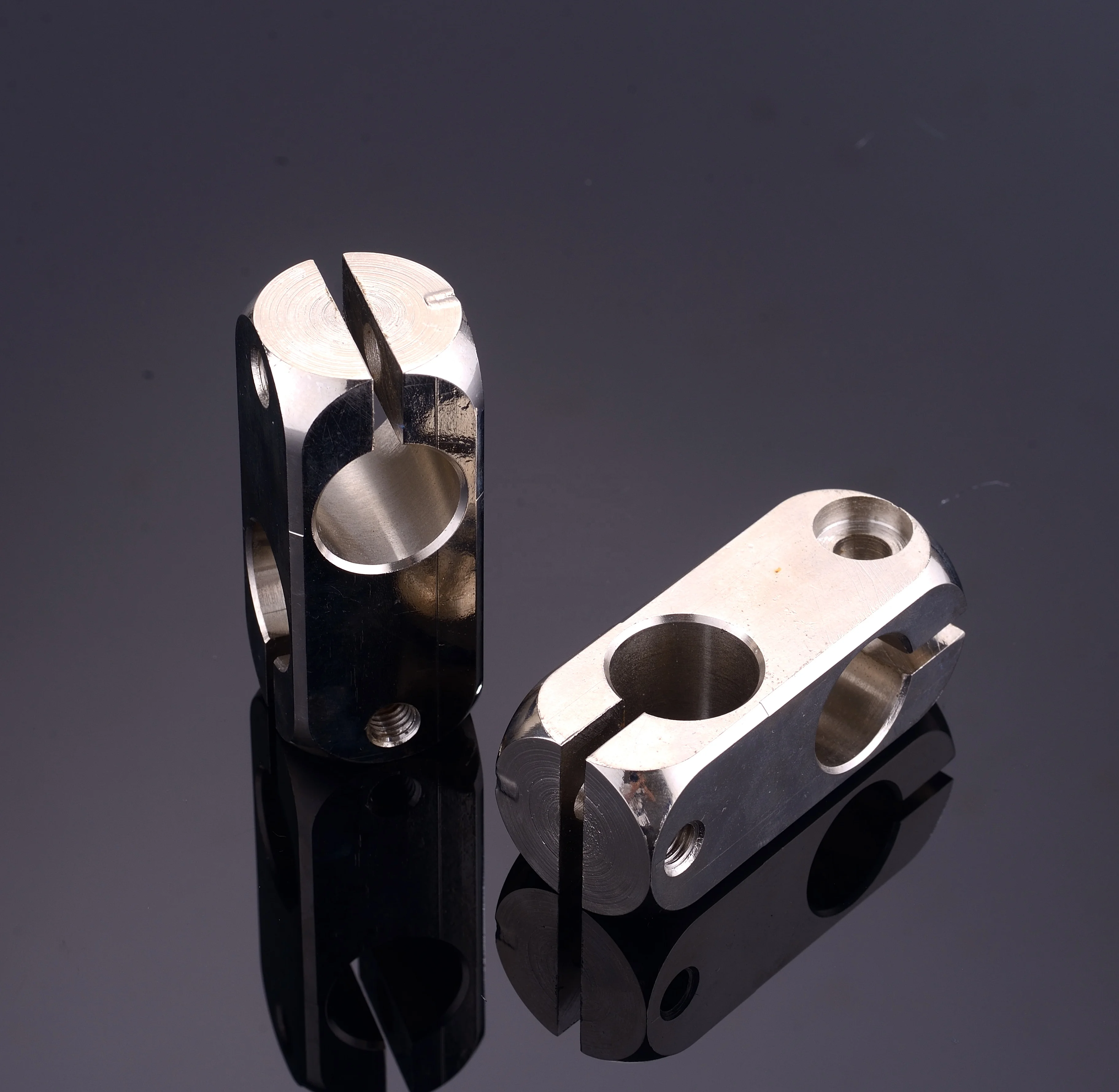 Factory Made Stainless Steel Cross Clamp Wire Rope Clip Round Stainless Steel Pipe Connector