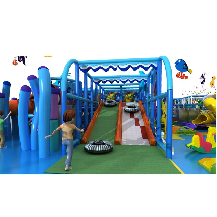 Cowboy CE Certificated Adventure Children Commercial Funny Soft Play Kids Indoor Playground Equipment with Ball Pool Donut Slide