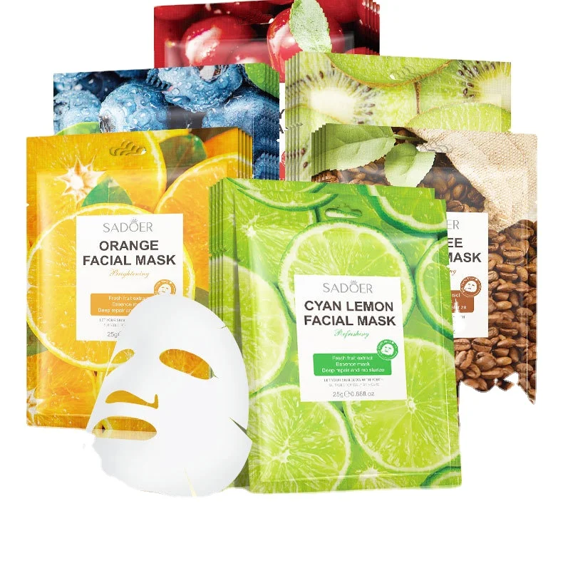 face mask sheet with logo Skincare Face Maskss Ordinary Skin Care Beauty Products Facial Face Sheet Mask manufacturer