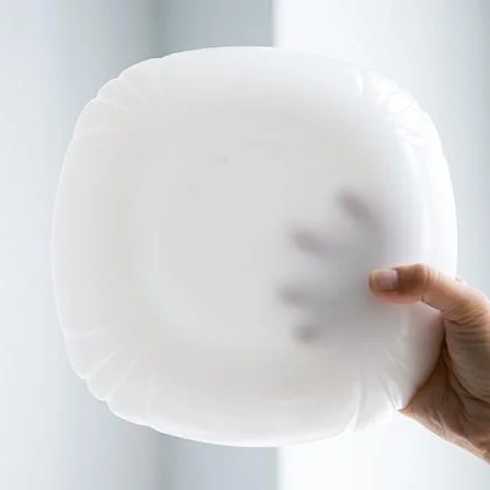 Прямая поставка с завода, белая фарфоровая тарелка для отеля, свадьбы, ресторана в скандинавском стиле, керамические тарелки, наборы керамических тарелок