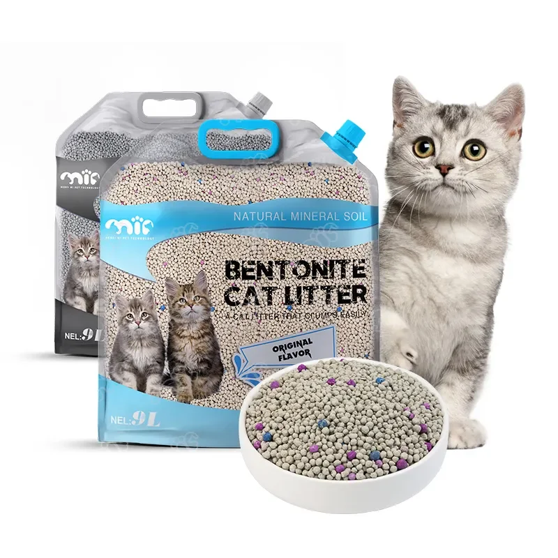 Bulk Pet Supplies Bentonite Crushed Cat Litter High-quality Fast Agglomerated Bentonite Cat Litter