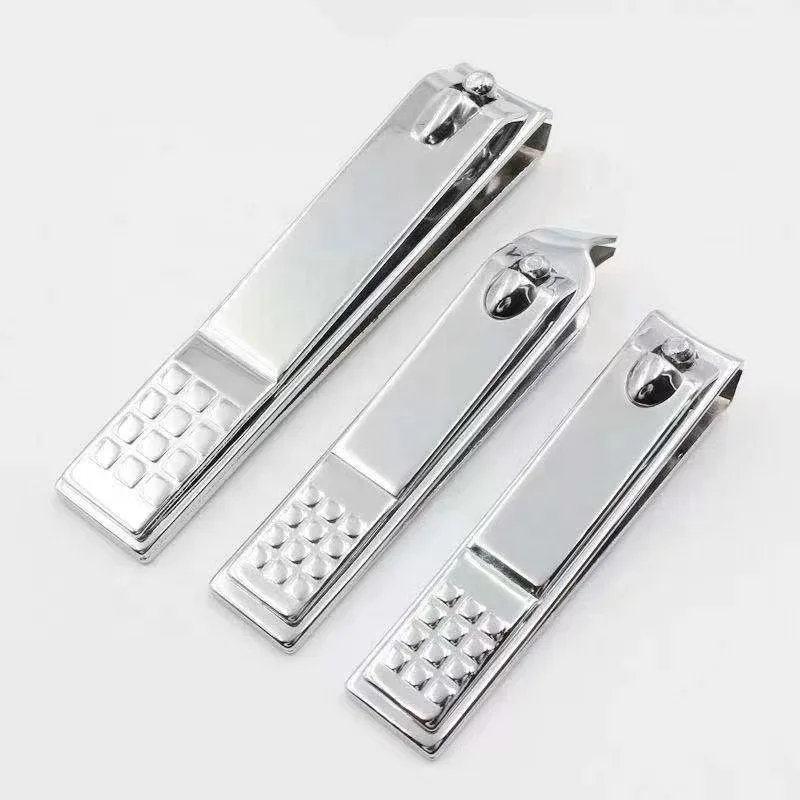 Customized logo black  stainless steel nail cutter nail clippers