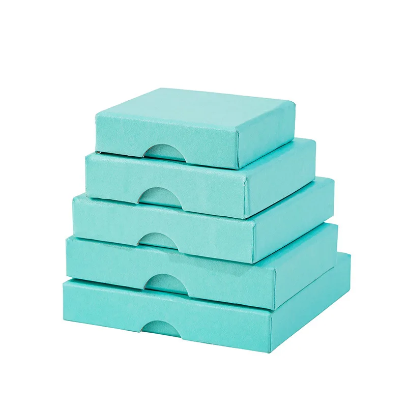 ABCO 1.6cm cover necklace earrings Jewelry ring earrings packaging box can be customized in various sizes