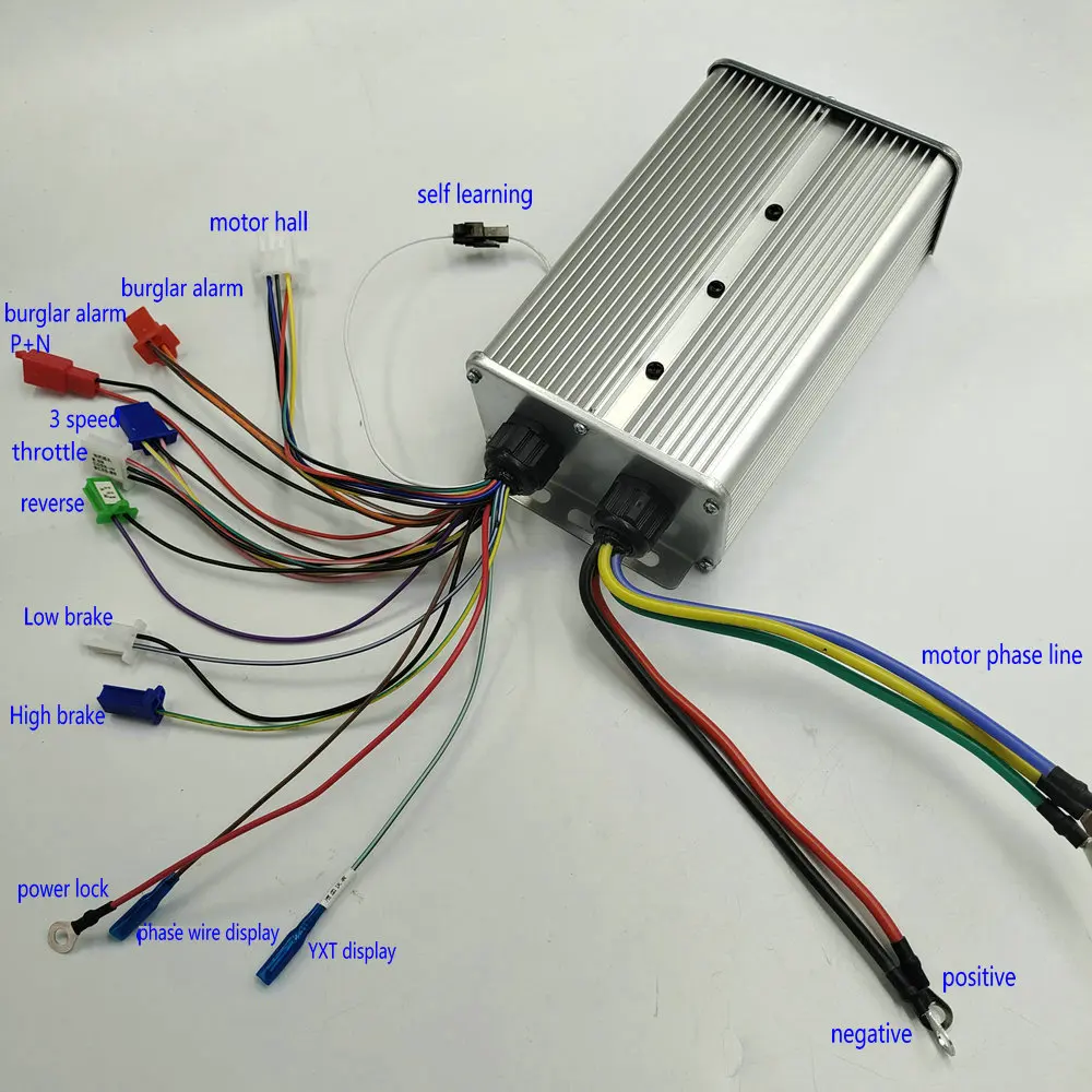 Интеллектуальный бесщеточный контроллер 48-72v1200W