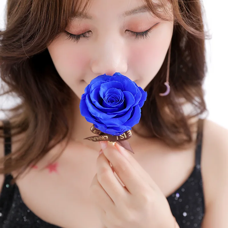 Factory Price Clear Acrylic Box  Preserved Rose Single Acrylic Display   Box