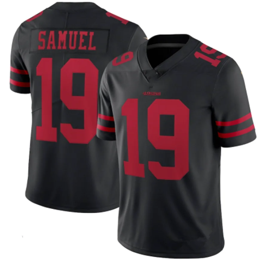 2022 San Francisco City 19 Deebo Samuel Team Uniform Stitched USA Football Jerseys 49er Black Vapor Limited Jersey Top Tank
