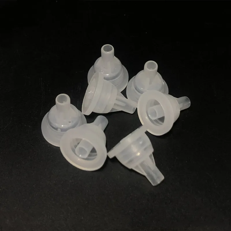 18/410 plastic tamper evident cap, tamper resistant brush cap,security ring cap with brush for essential oil bottle