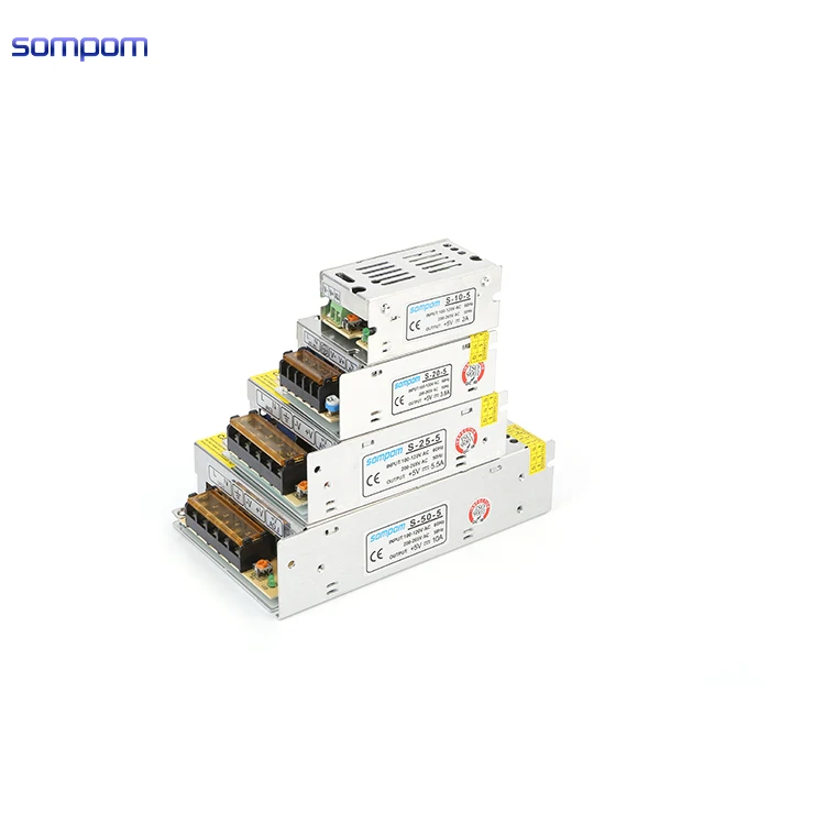  OEM 220v 240v ac к 5v 12v 24v 36v 48vdc smps универсальный выход 50w 400w импульсный источник