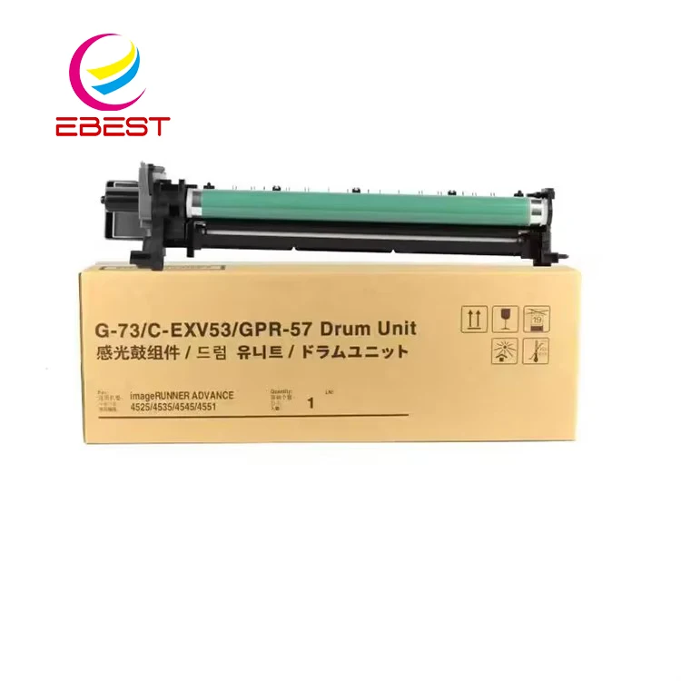 EBEST High Quality Compatible For Canon NPG73 C-EXV53 GPR-57 Drum Unit imageRUNNER 4525i 4535i 4545i 4551i Black Drum Cartridge