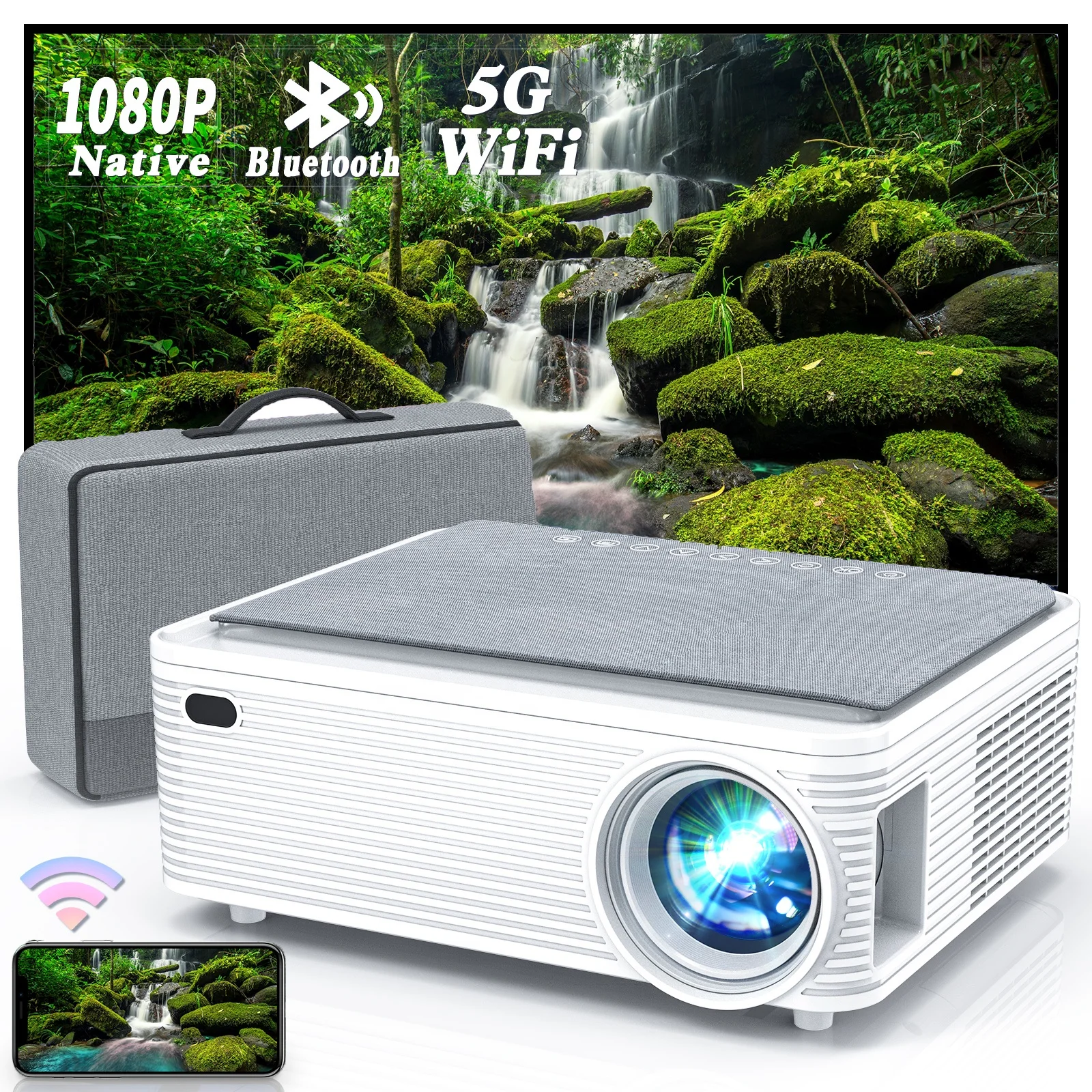 Wiselazer Shopee Hot Sales  Laser 4K 150 Inch Screen Holographic X5 Projector