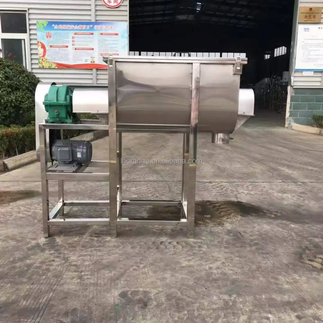 stainless steel 304 Double screw ribbon blender mixer dry powder mixing machine for