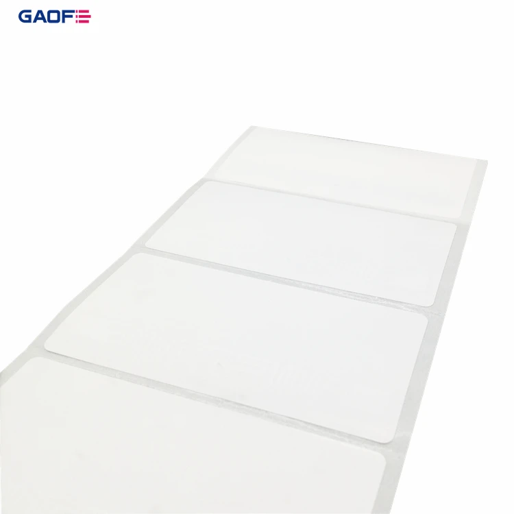 Long Range Anti Metal Barcode Adhesive UHF For Asset Management NFC Flexible On Metal Tag Contact Card Tag RFID Label sticker