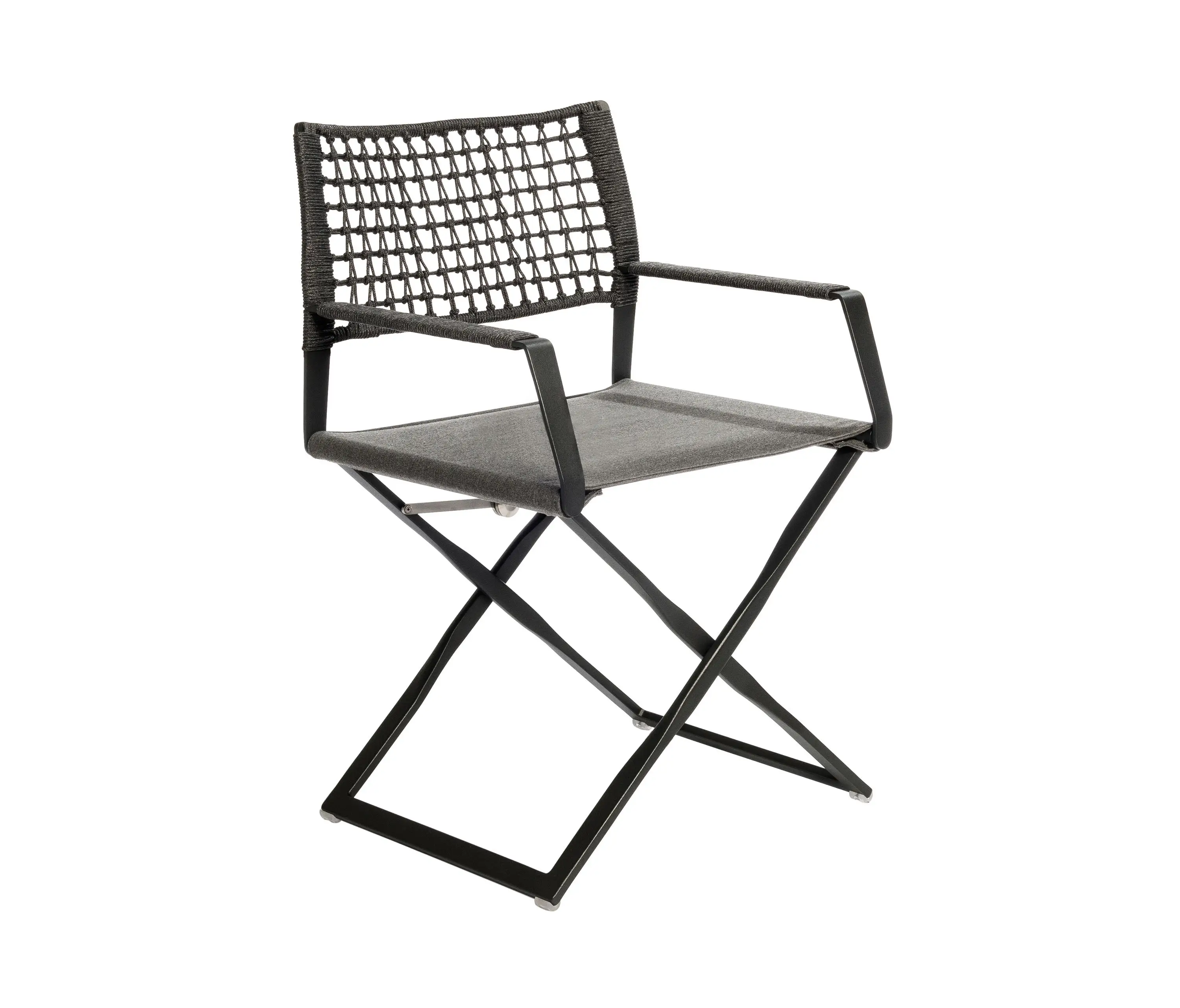 Morden new design garden crossing leg  dining chair set patio restaurant dining Aluminium leg chair set