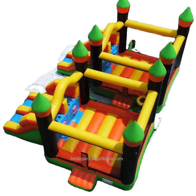 Happy Kiddie Toys Cheap Home Use Mini Inflatable Jumping Castle Kids Combo Bounce House with slide combo For kids