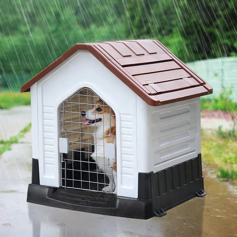 Pet supplier Luxury plastic waterproof airy modern Large dog houses dog house outdoor dog house