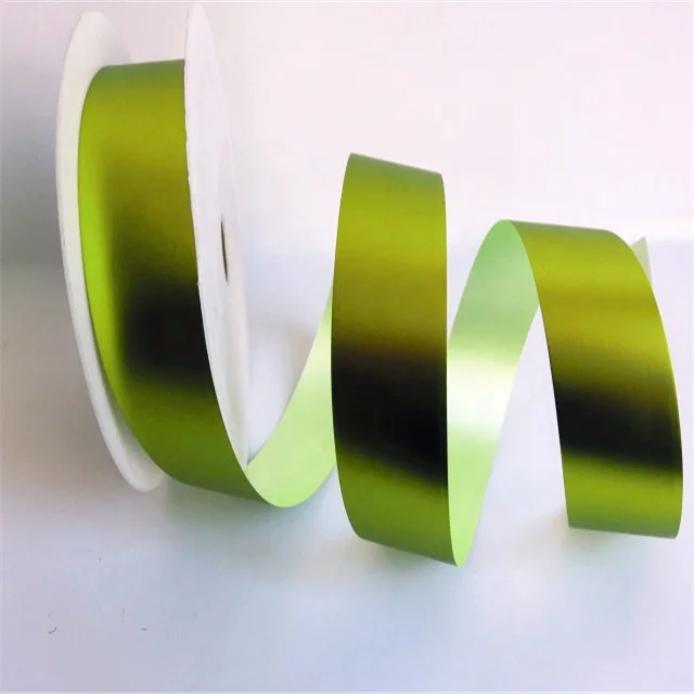 manufacturing matte metallic plastic ribbon