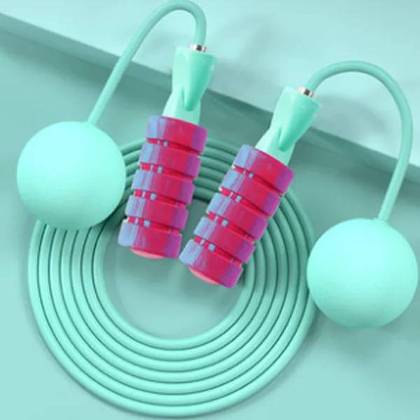 Wholesale Home Sports Fitness Pvc Bearings Skipping Rope Foam Grip Handles Ropeless Weight Skipping Rope For Gym And Outdoor