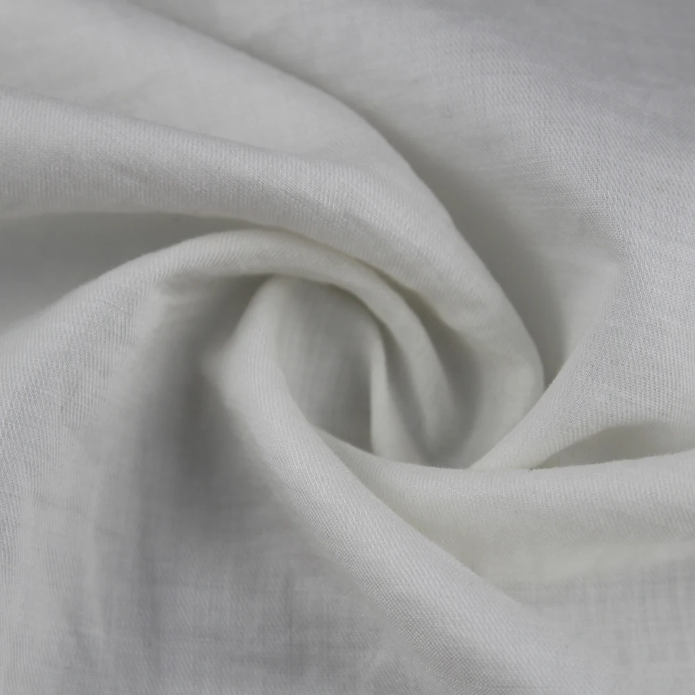 
High Quality Ramie Cotton Fabric Breathable and Comfortable for Girl Skirts SOLID VOILE 