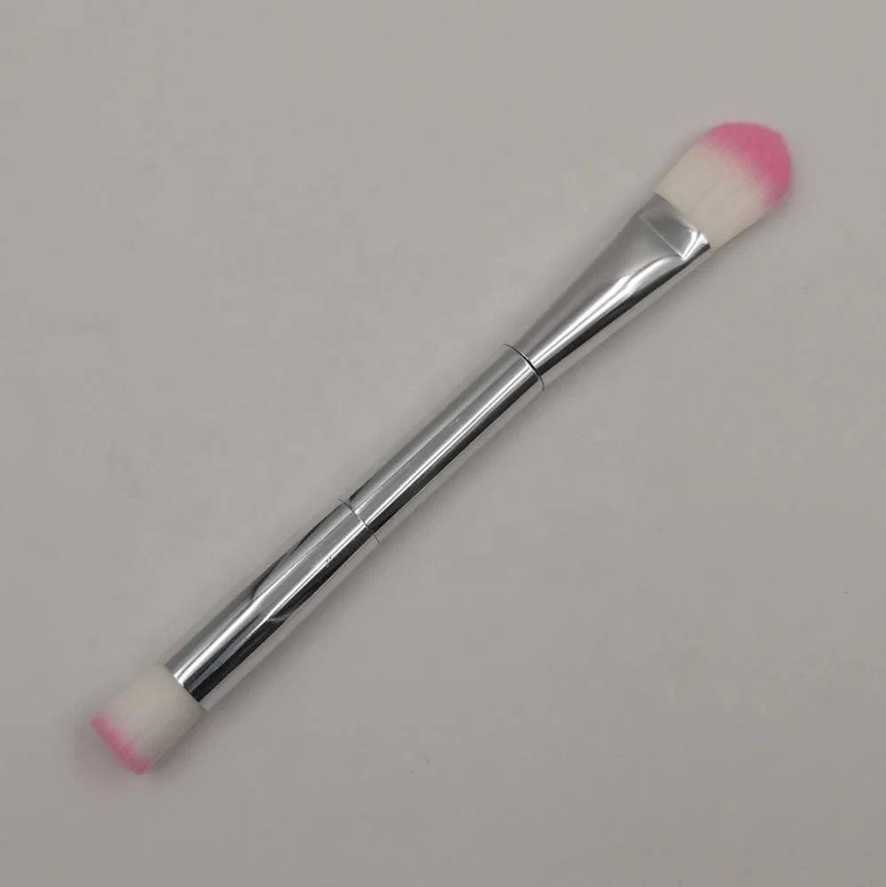 double end silver magnet makeup brushes maquillaje proveedores de china new trending beauty accessories craft gift for women
