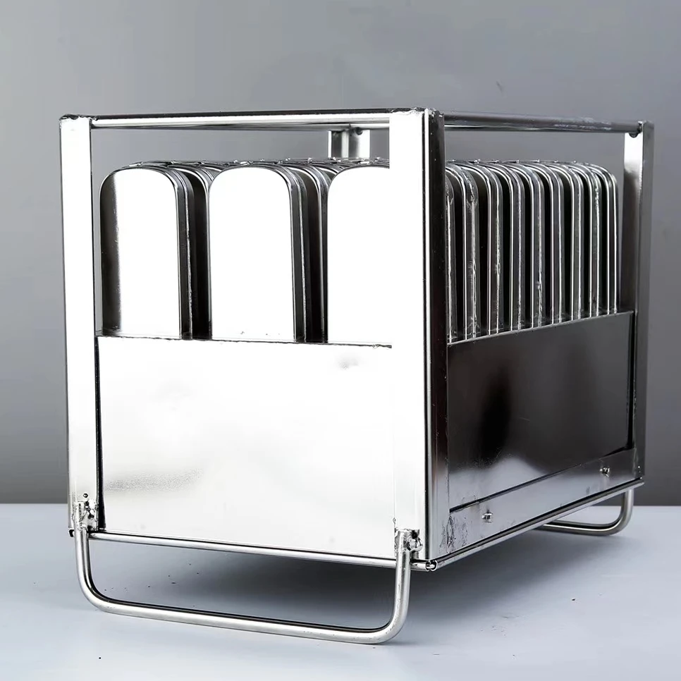Molde para paletas de acero inoxidable Eis am Stielform aus Edelstahl Stainless steel popsicle mold