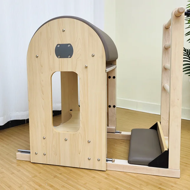 Wholesale Price Pilates Training Gym Body Shaping Reformer Woman Fitness Yoga Hollow Ladder Barrel For Workout