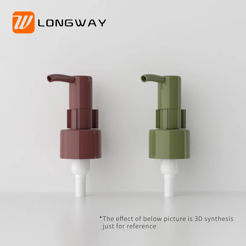 
wholesale white plastic oil pump with clip shampoo lotion dispenser pump for soap bottle 24/410 