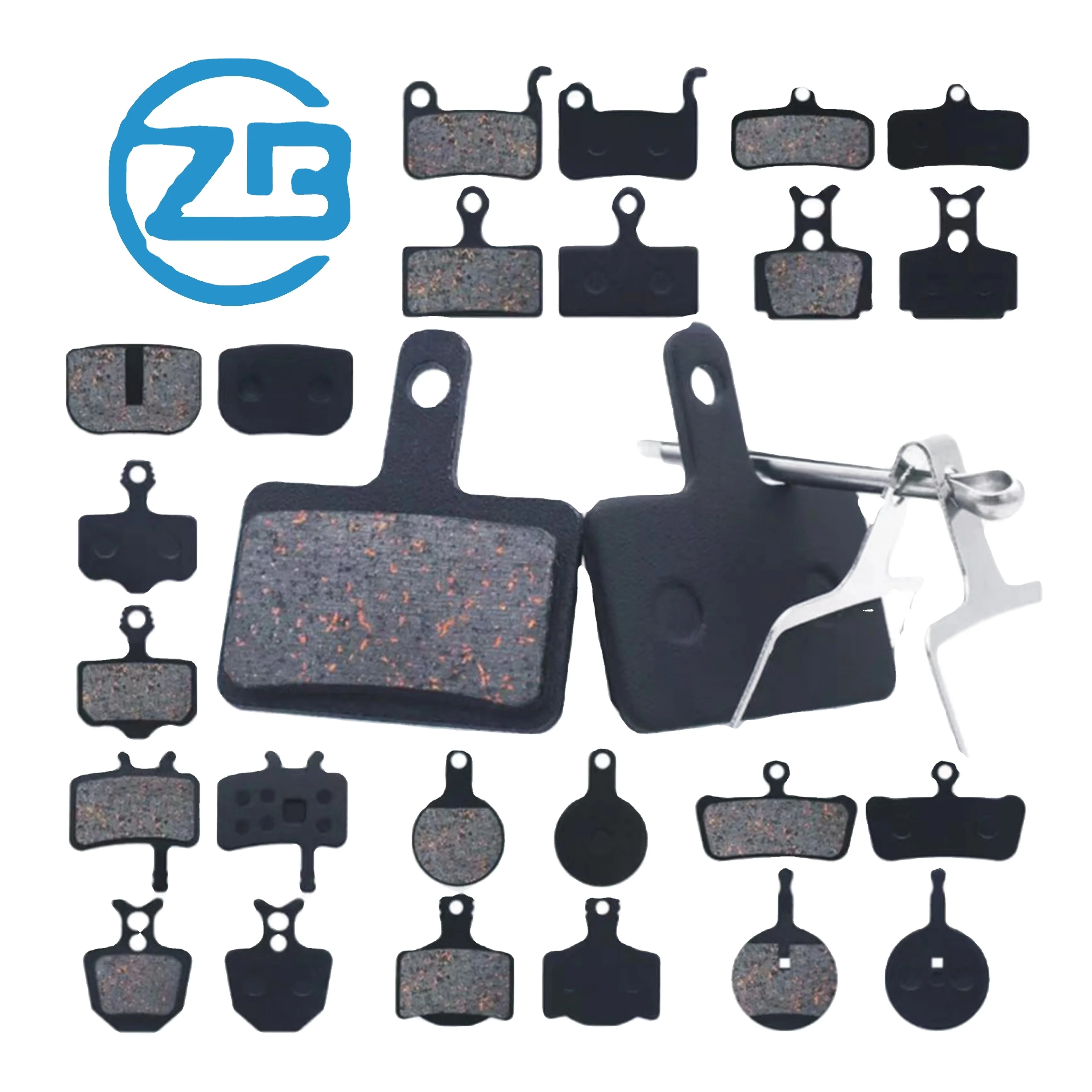 Factory wholesale bicycle spare parts metallic brake pads sintered for   auriga HDC 300 disc brake cycle cheap price