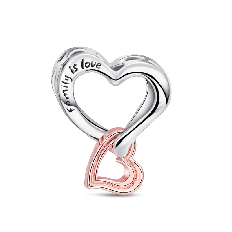 925 Sterling Silver Spring Swallow Butterfly Lock Pendant Charms Beads Pendant Fit Original Pan Bracelet Women Jewelry DIY Gift